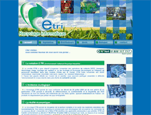 Tablet Screenshot of etri.fr